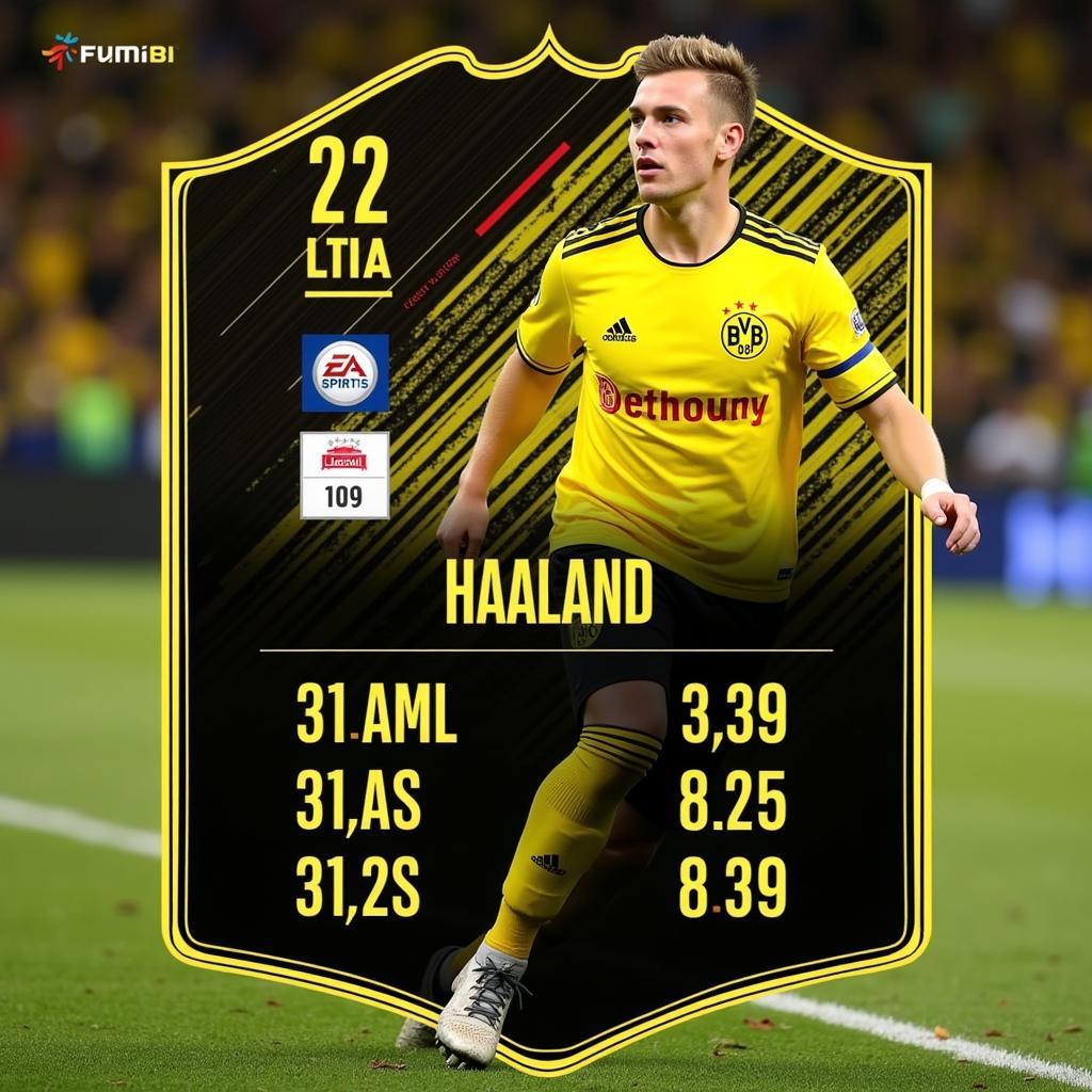 Haaland's FIFA 20 Futbin Card