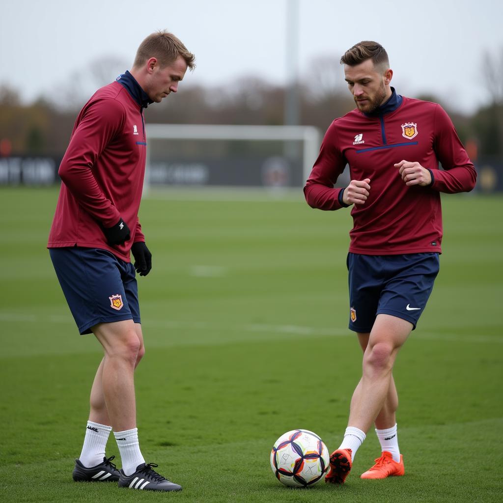 Haaland and Foden Training Together