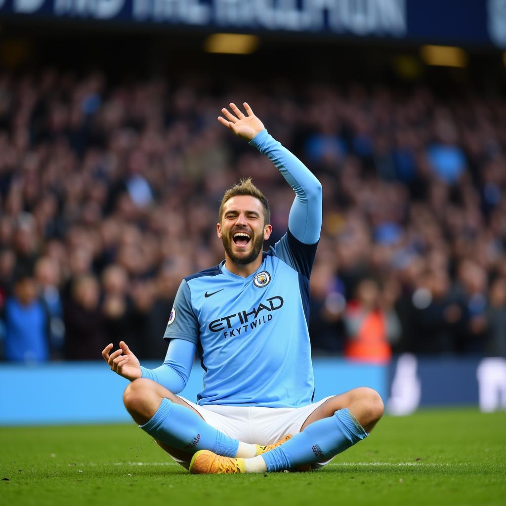 Haaland's Iconic Goal Celebration in Manchester City