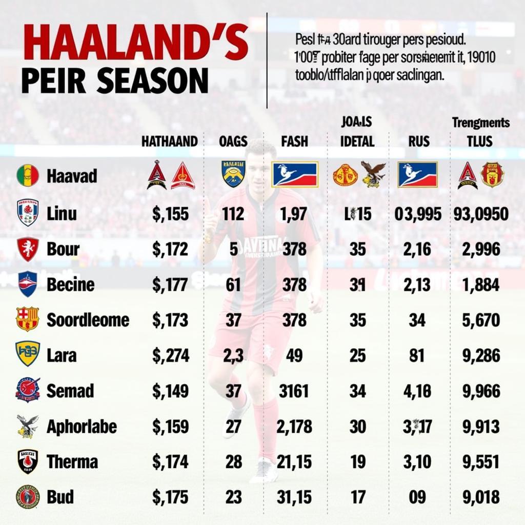 Erling Haaland's Impressive Goalscoring Record