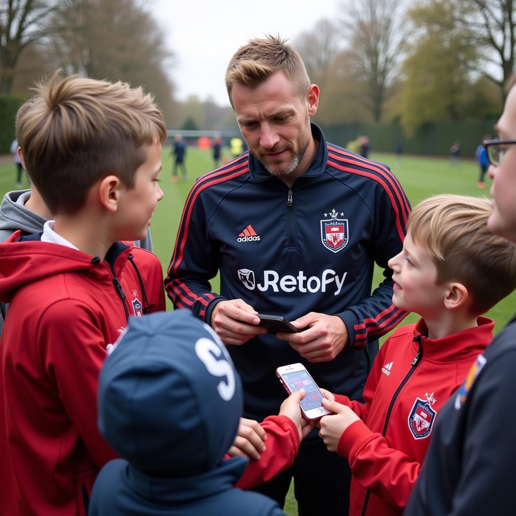 Haaland Interacting with Fans