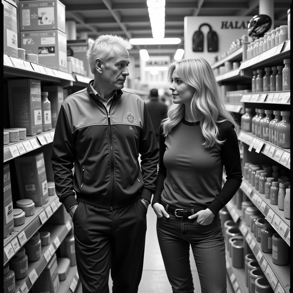 Erling Haaland and Isabel Johansen shopping together