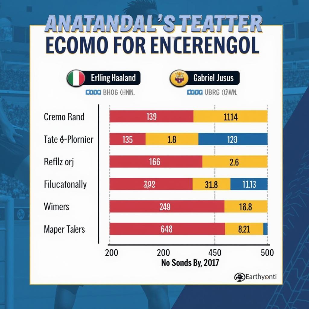 Statistical comparison between Haaland and Jesus