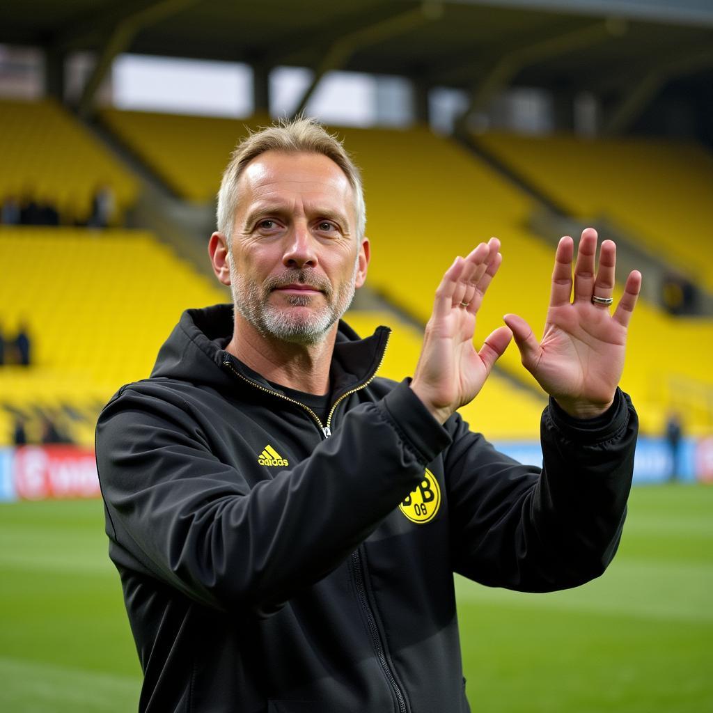 Haaland Leaving Signal Iduna Park