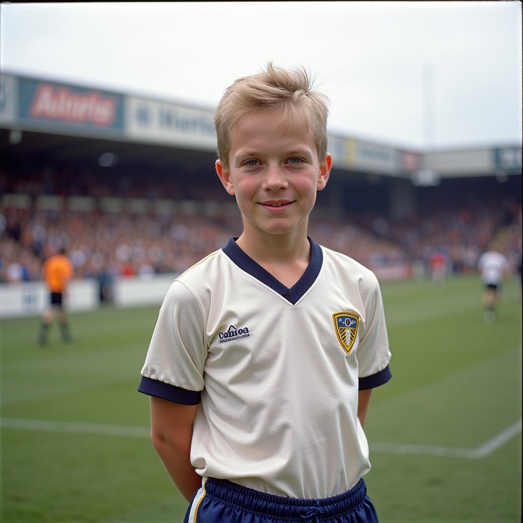 Erling Haaland's Childhood Photo in Leeds United Jersey