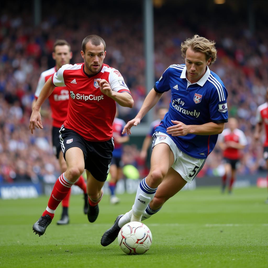 Haaland facing Luton Town's defense