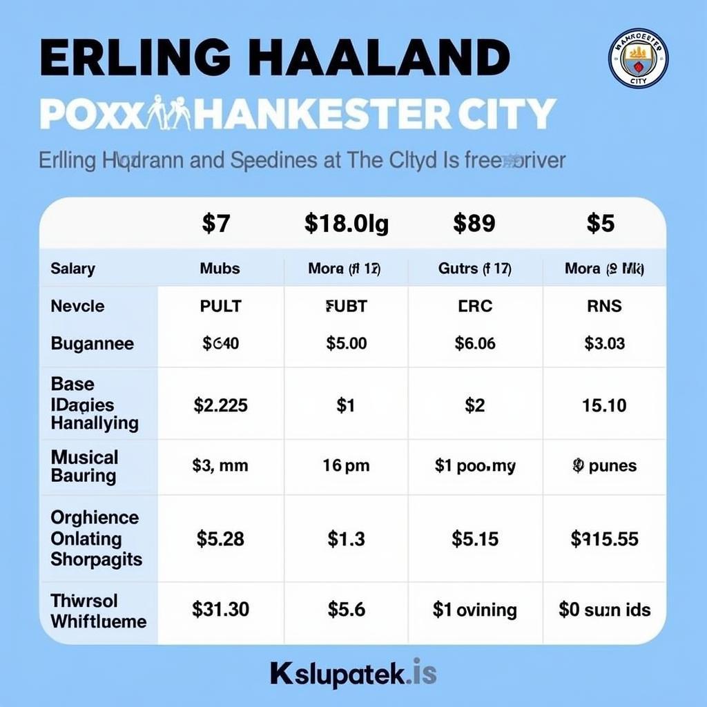 Erling Haaland Salary Breakdown at Manchester City