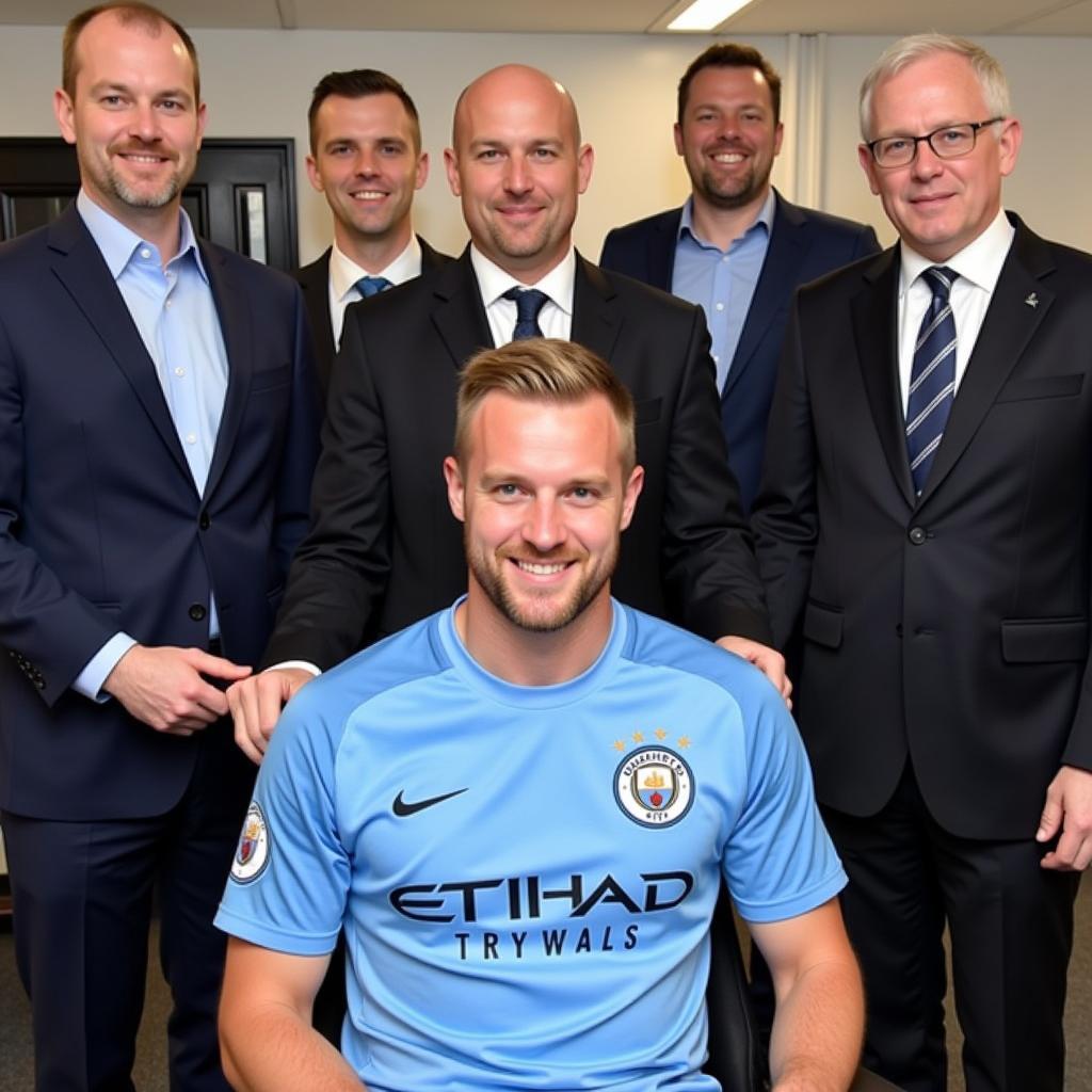 Haaland Signing Contract with Man City