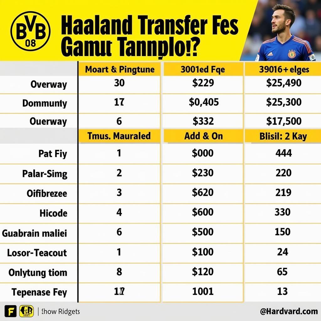 Haaland's Transfer Fee Breakdown: Initial Fee, Add-ons, and Agent Fees