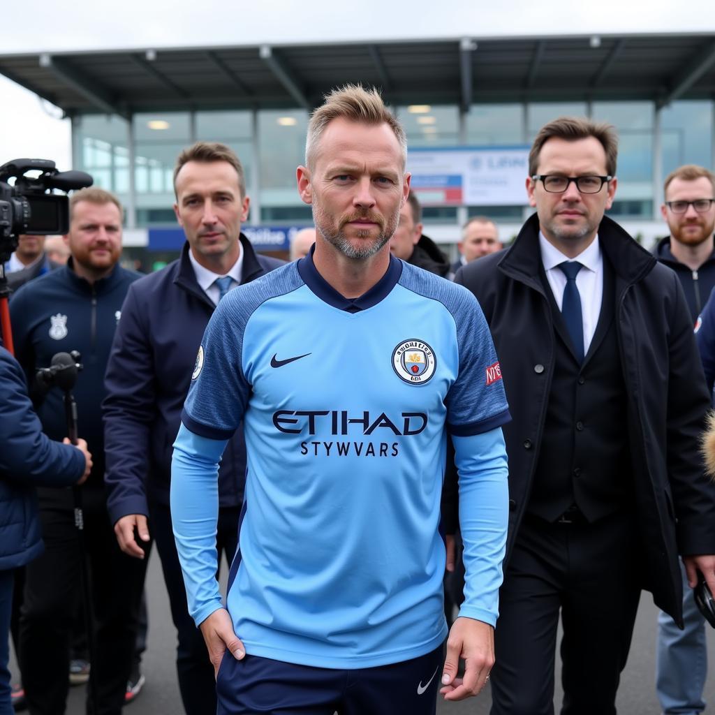 Haaland Arriving at Manchester City in 2022