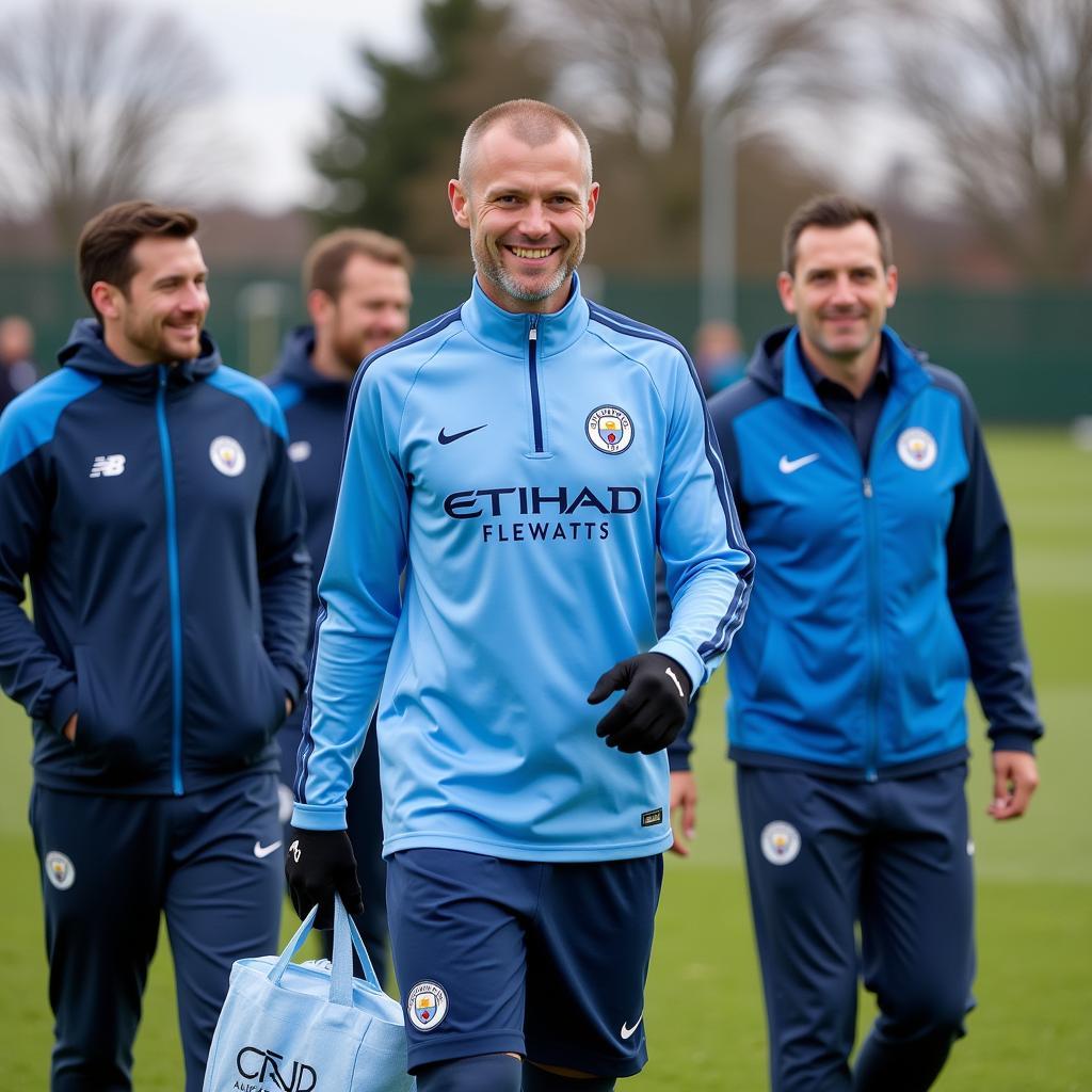 Haaland Arriving at Manchester City