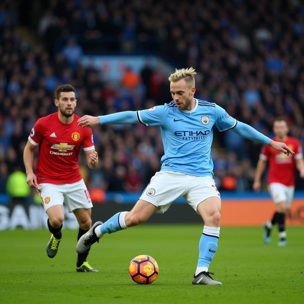 Haaland Scoring for Manchester City