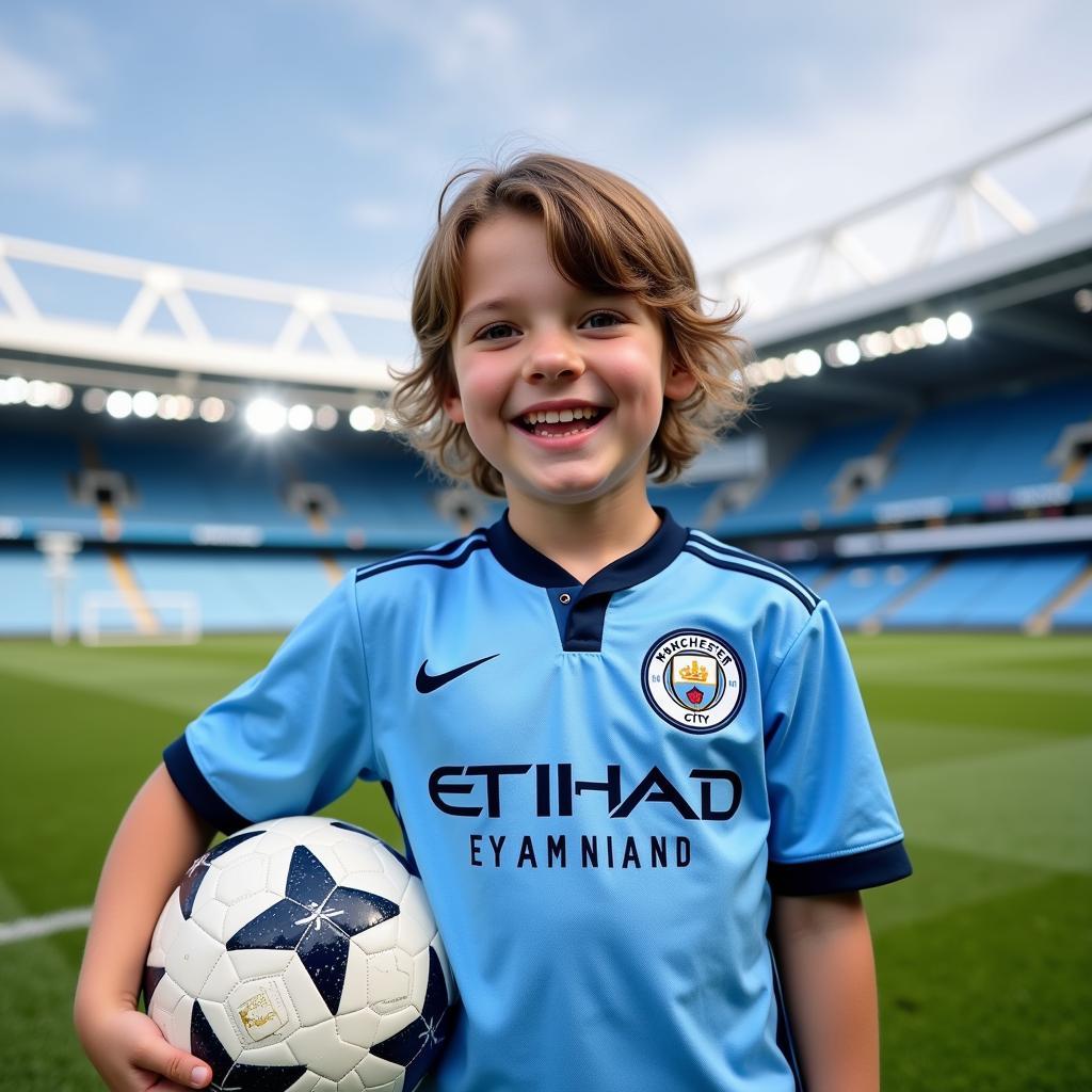 Erling Haaland Manchester City Kids Kit