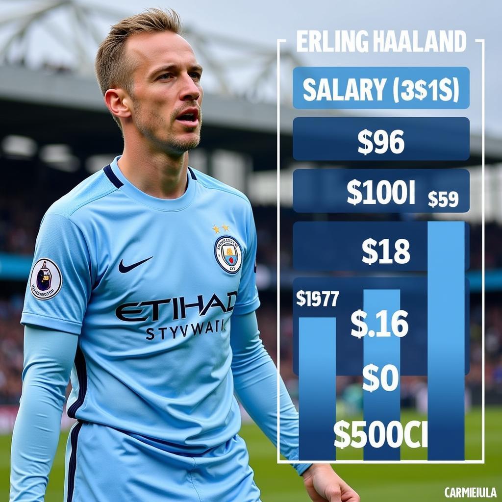 Erling Haaland Manchester City Salary