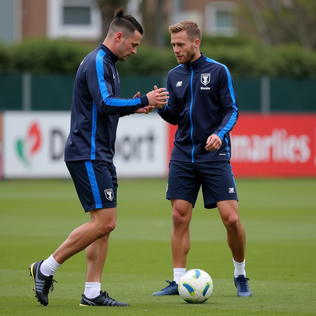 Haaland and Moukoko Training Together