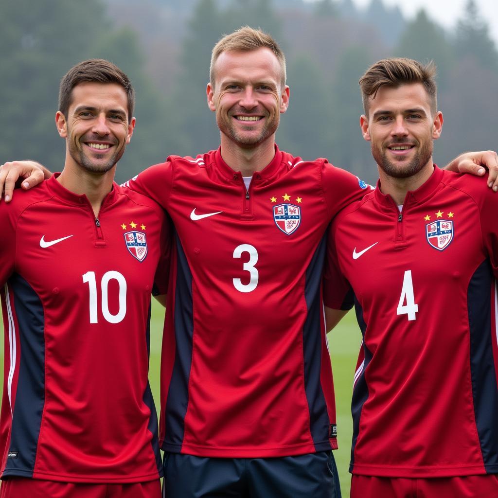 Erling Haaland with the Norwegian national team