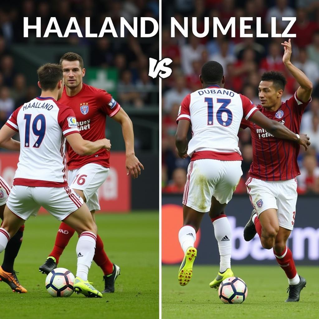 Haaland and Nunez Finishing Comparison