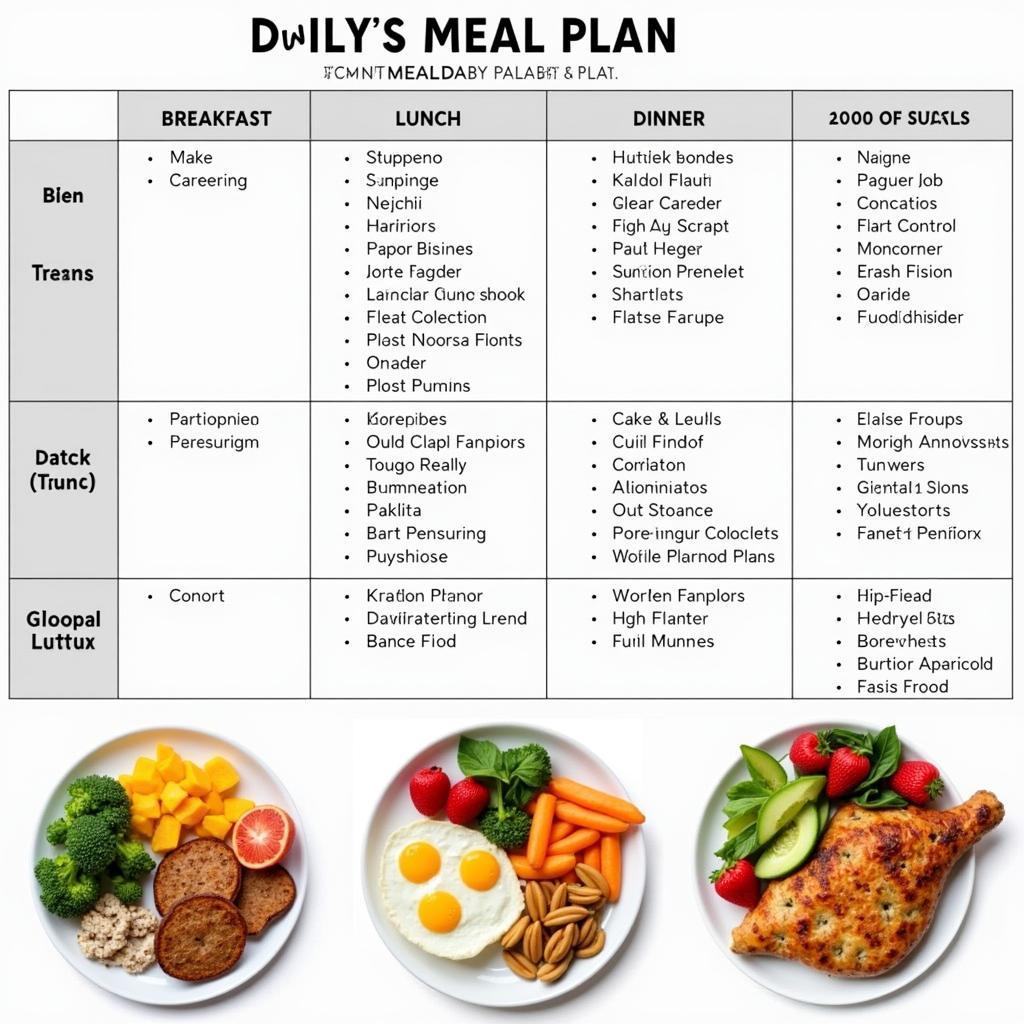 Haaland's Detailed Nutrition Plan