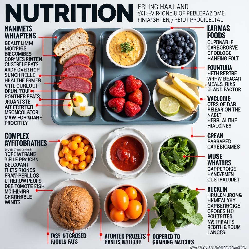 Erling Haaland's Detailed Nutrition Plan