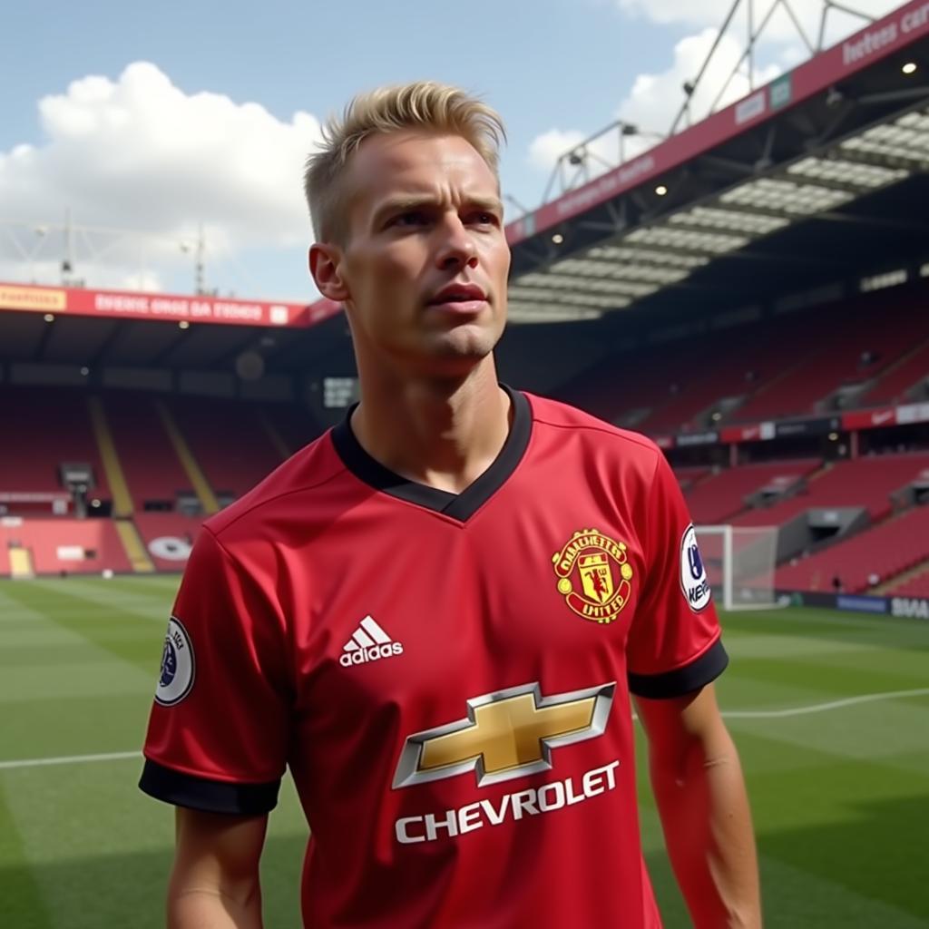 Haaland in a Manchester United Jersey - A Fan's Dream