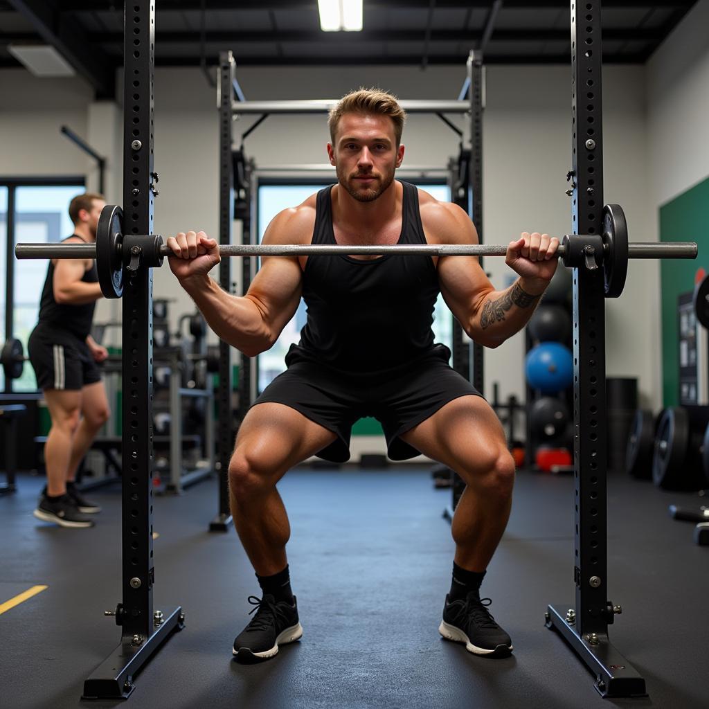 Erling Haaland undergoing rigorous physical training