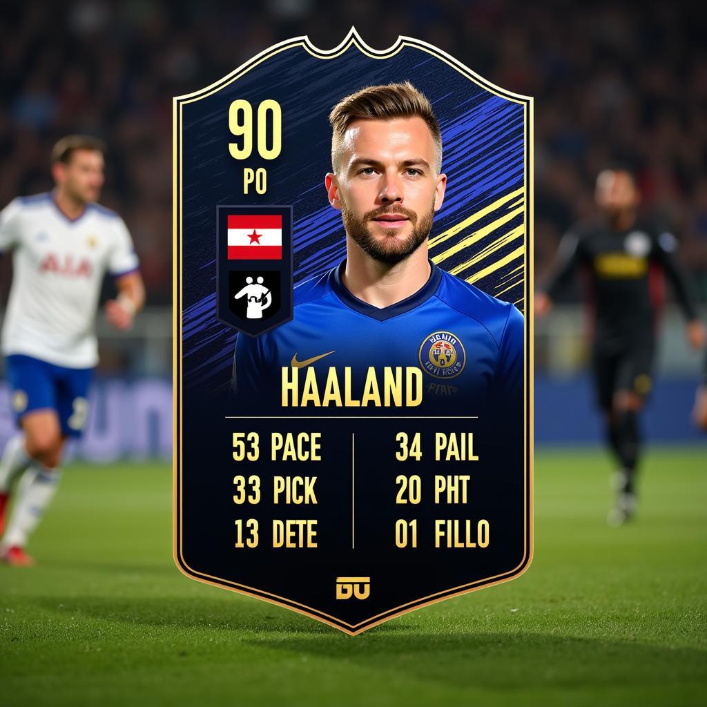 Haaland POTM 21 Card Stats