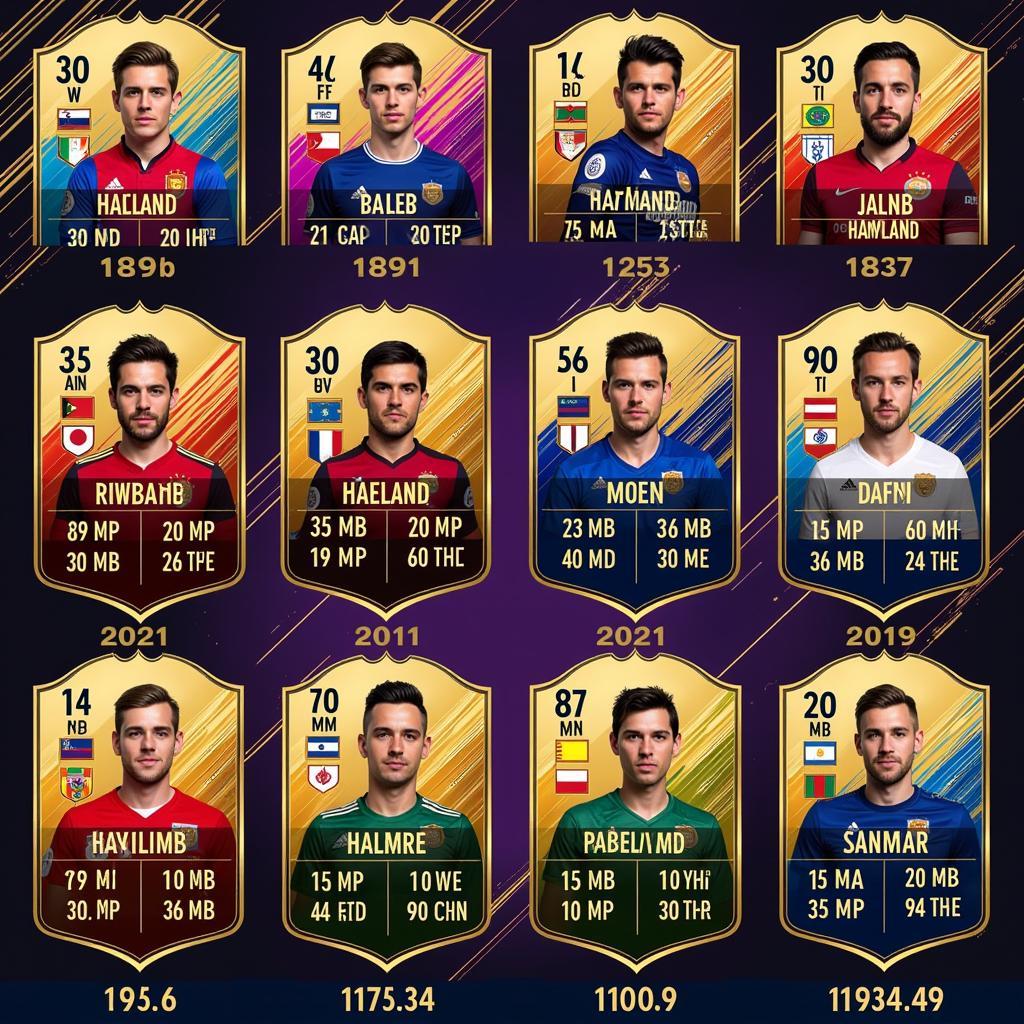 Haaland POTM Previous Cards