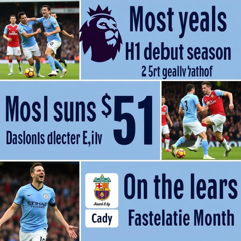 Haaland's Premier League goals and records