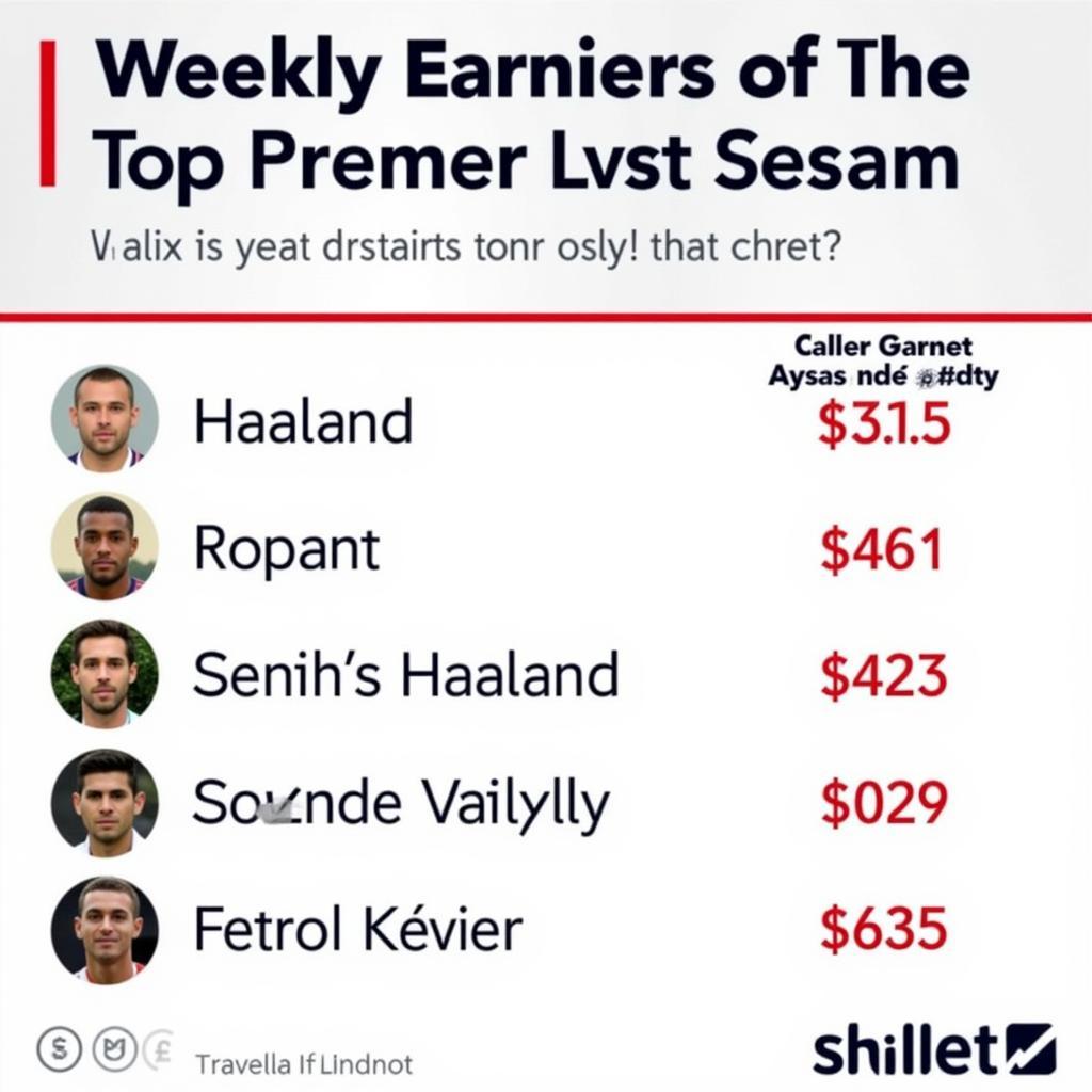 Haaland Amongst Premier League Top Earners