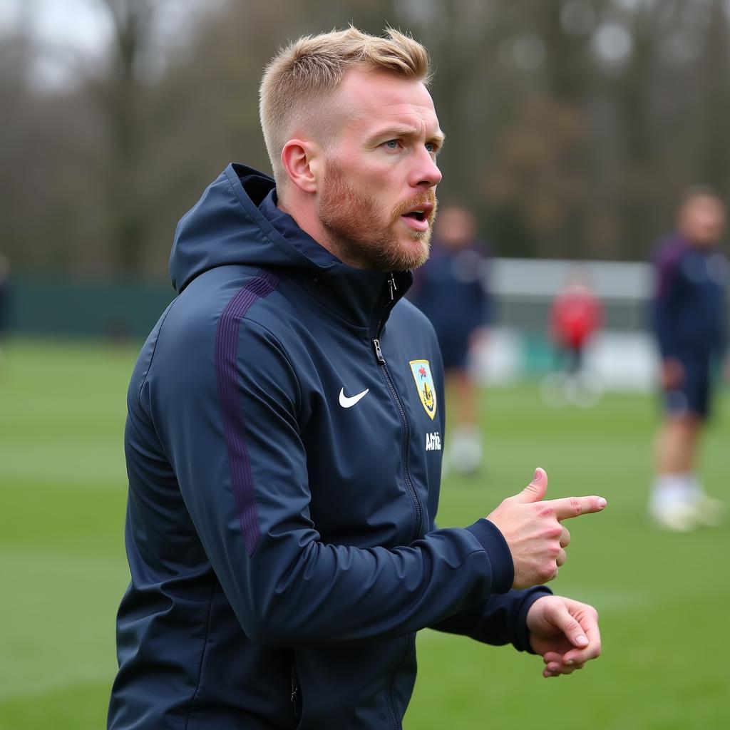 Haaland preparing for a match against Burnley