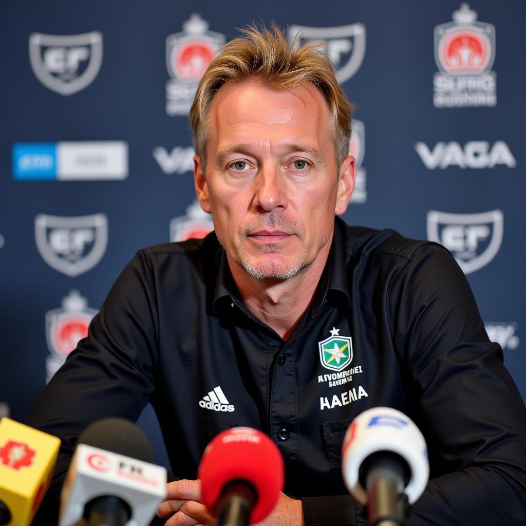 Haaland Addressing Transfer Speculation in a Press Conference