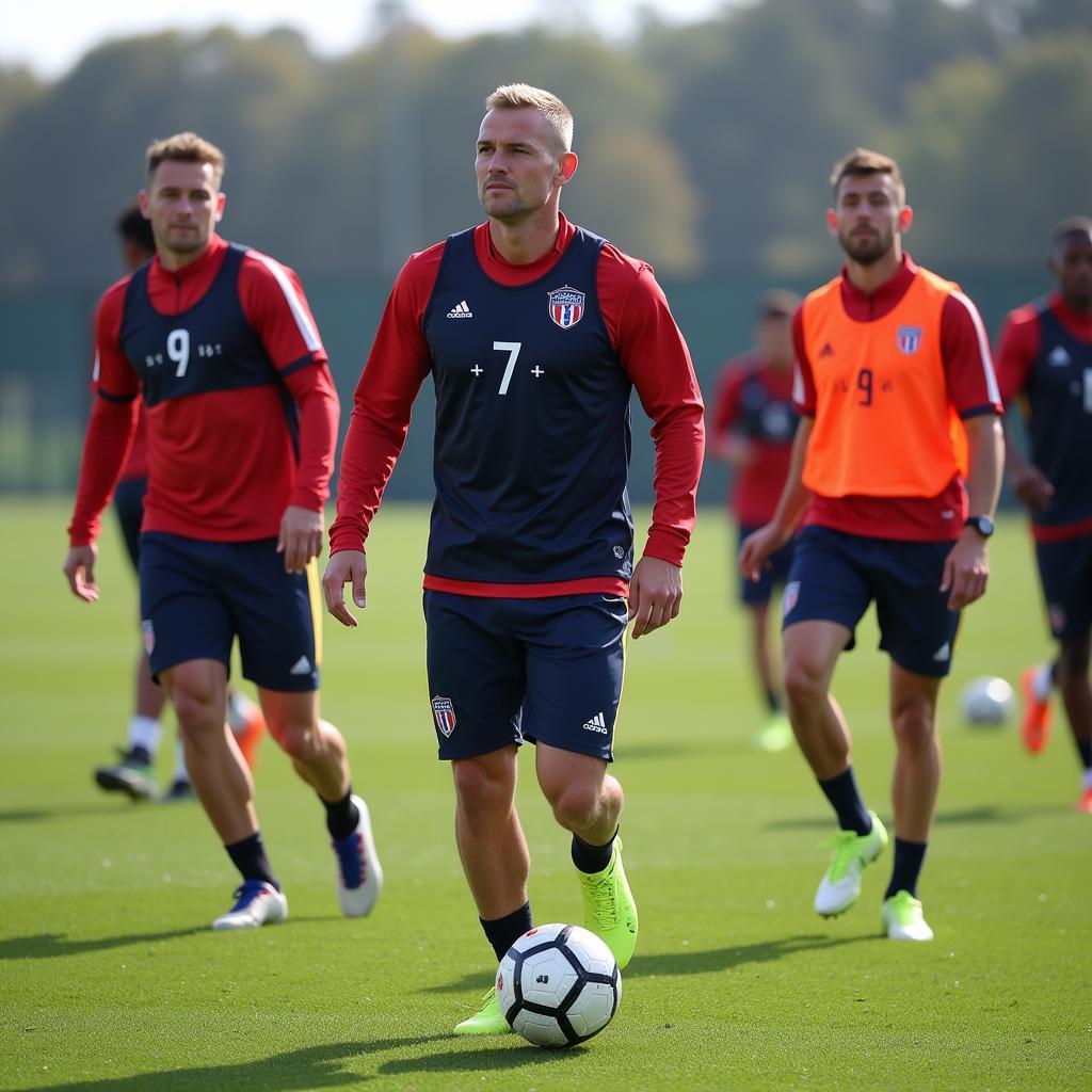 Haaland back in training after injury