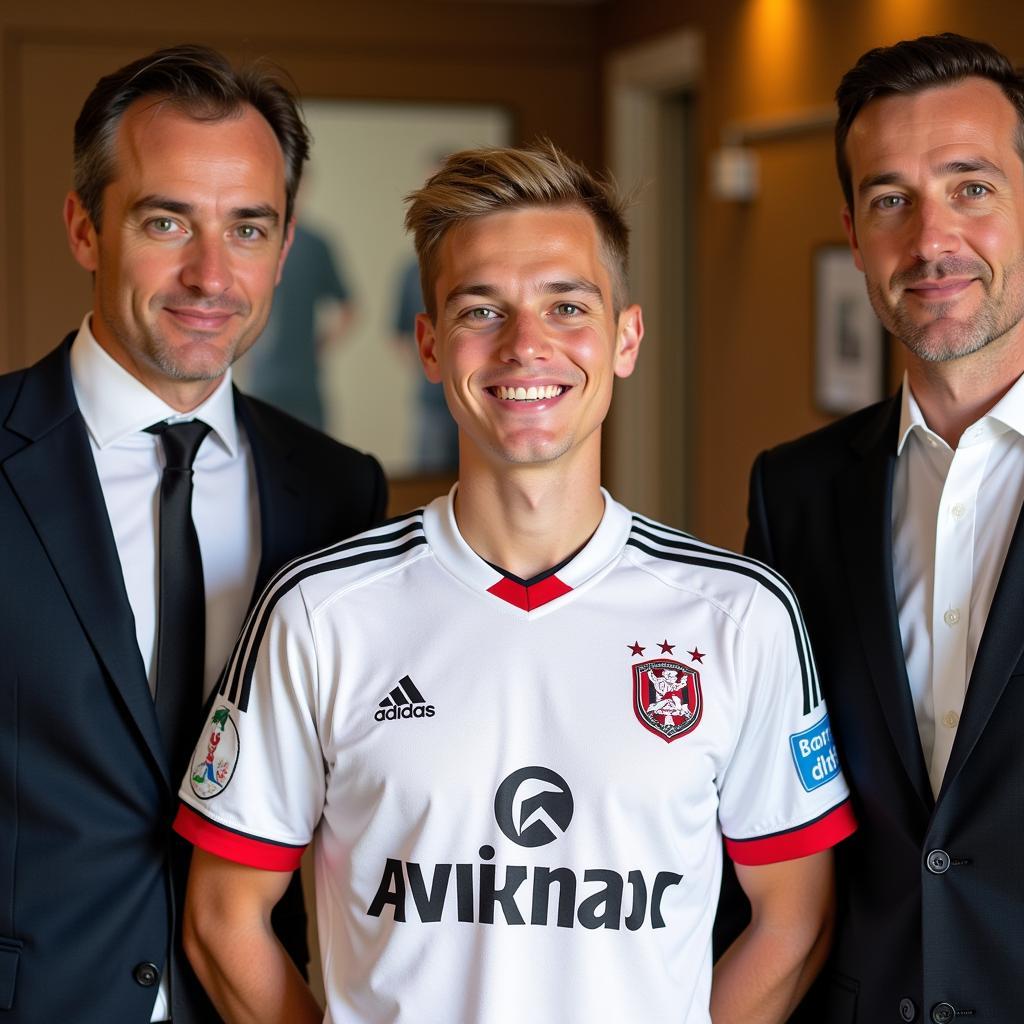 Erling Haaland Signing Ceremony with Rosenborg