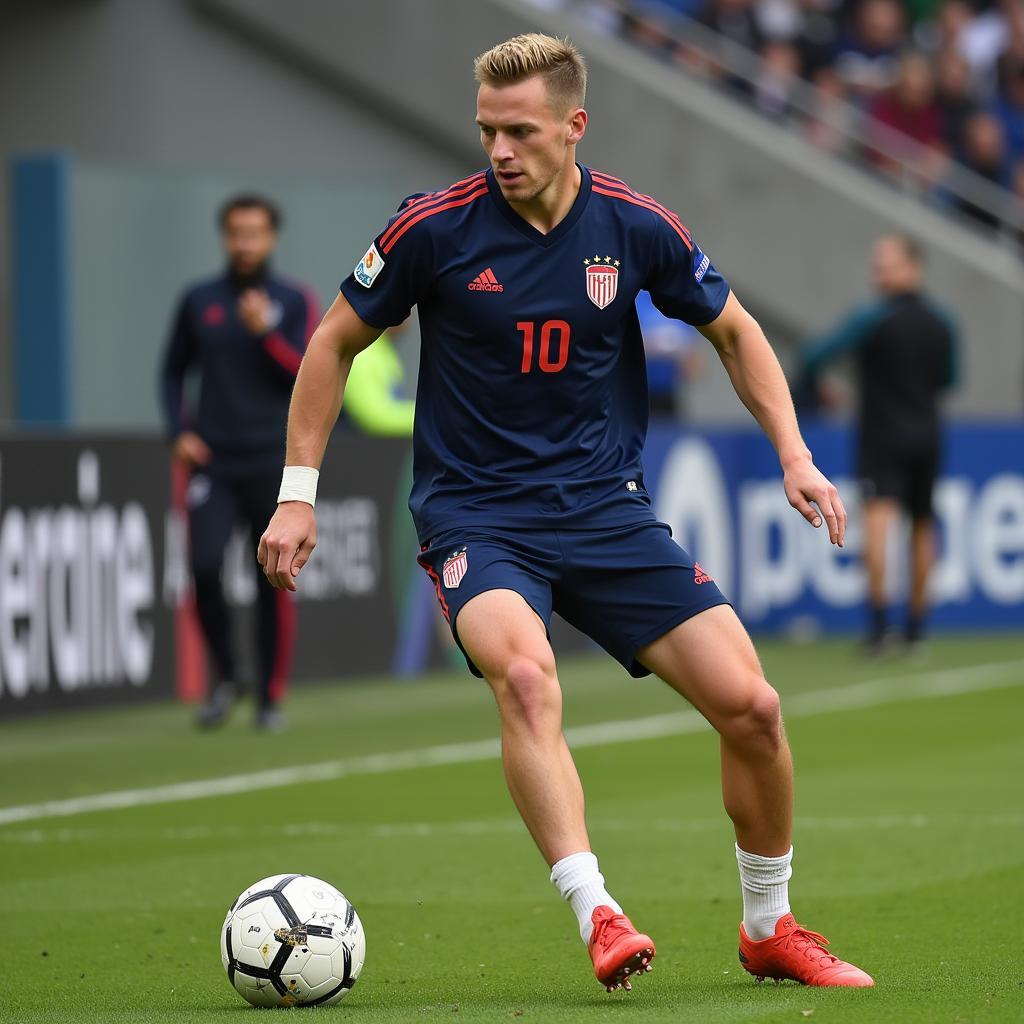 Haaland training with Red Bull Salzburg