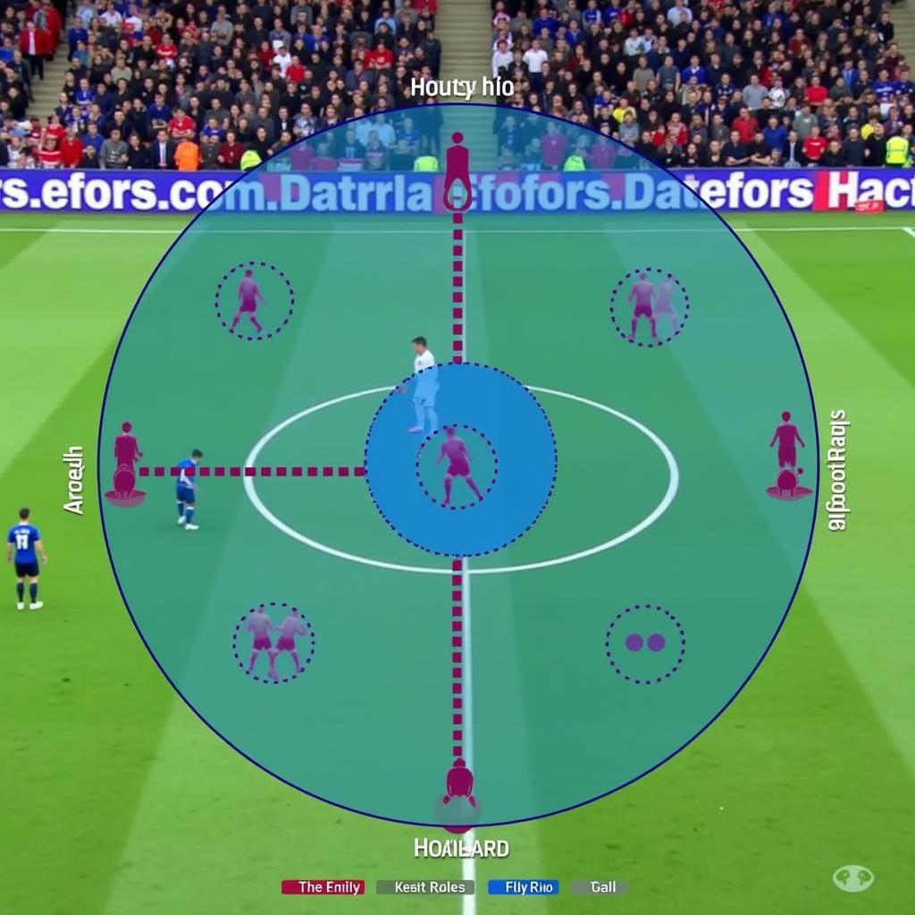 Haaland Shot Map 22/23 Season