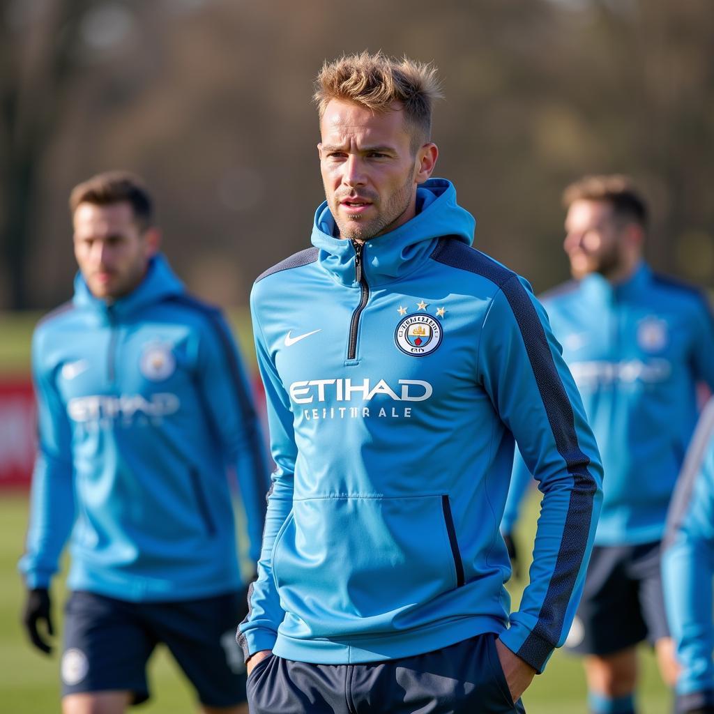 Erling Haaland Training with Manchester City