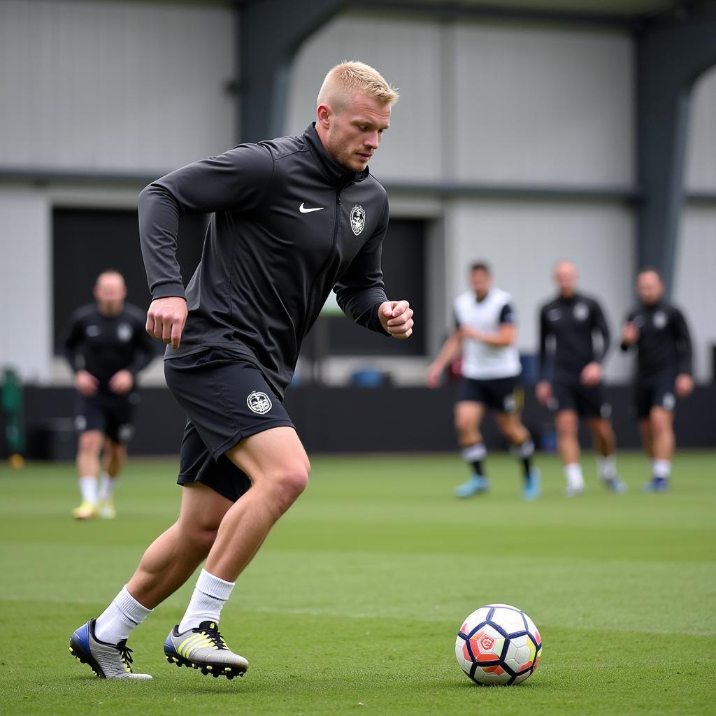 Haaland Training Vigorously for the World Cup