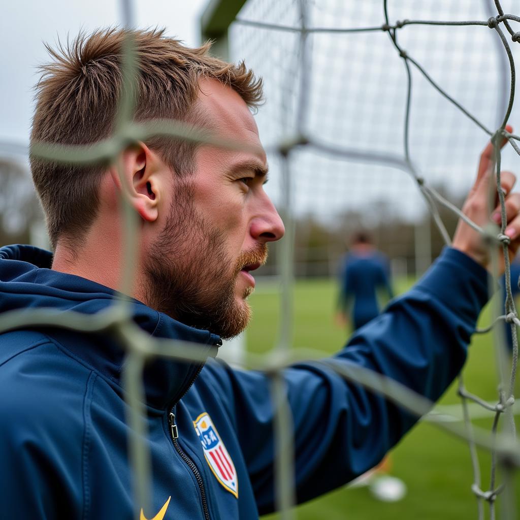 Haaland Training on the Pitch