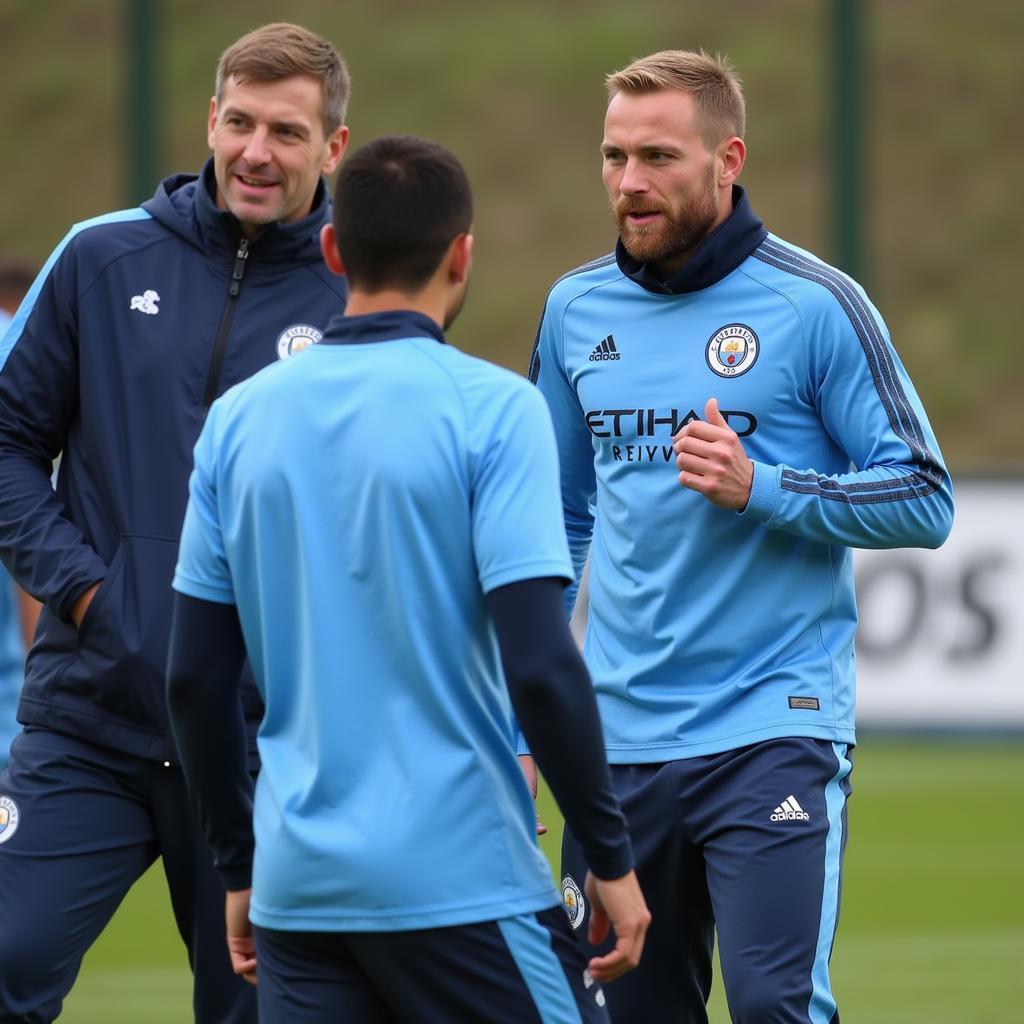 Haaland Training with Man City