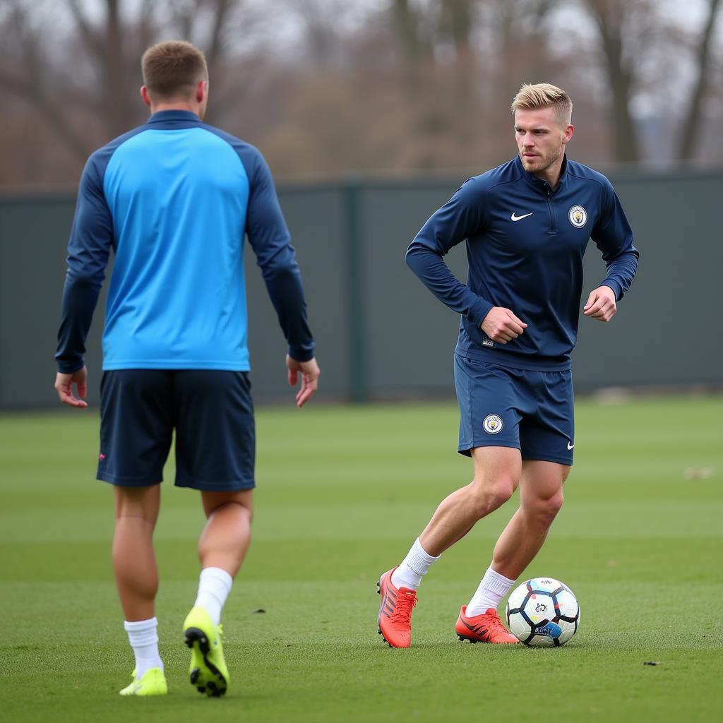 Haaland Training Man City