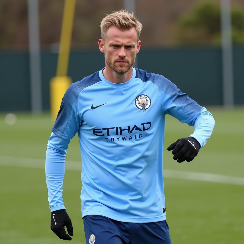 Haaland Training with Manchester City