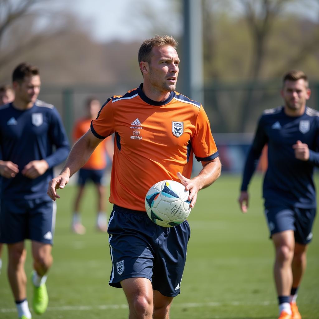 Haaland Training with New Club