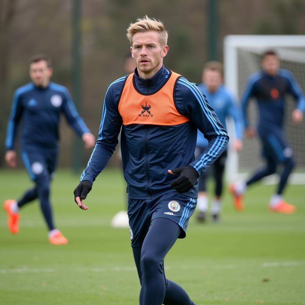 Erling Haaland Training Session