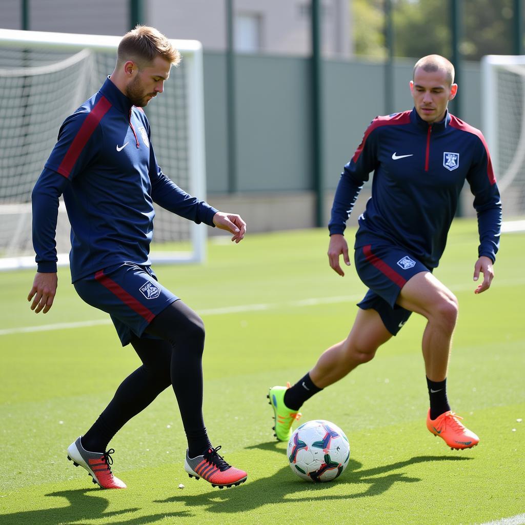 Haaland training intensely for the upcoming match