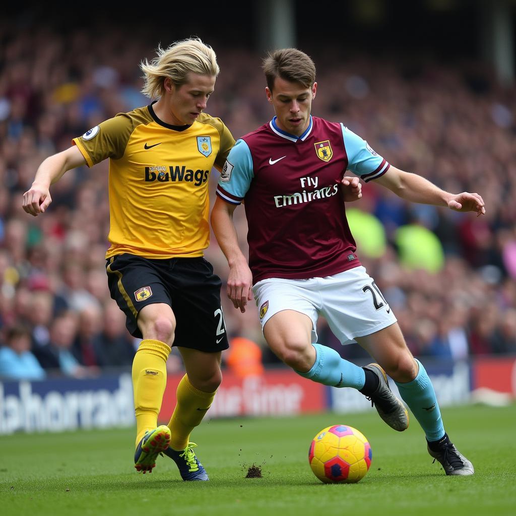 Haaland vs. Burnley Defender