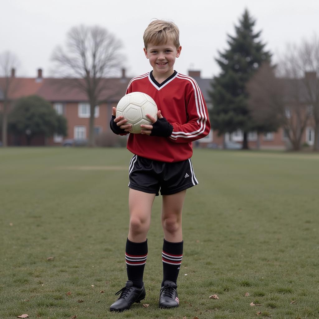 Erling Haaland's first football boots