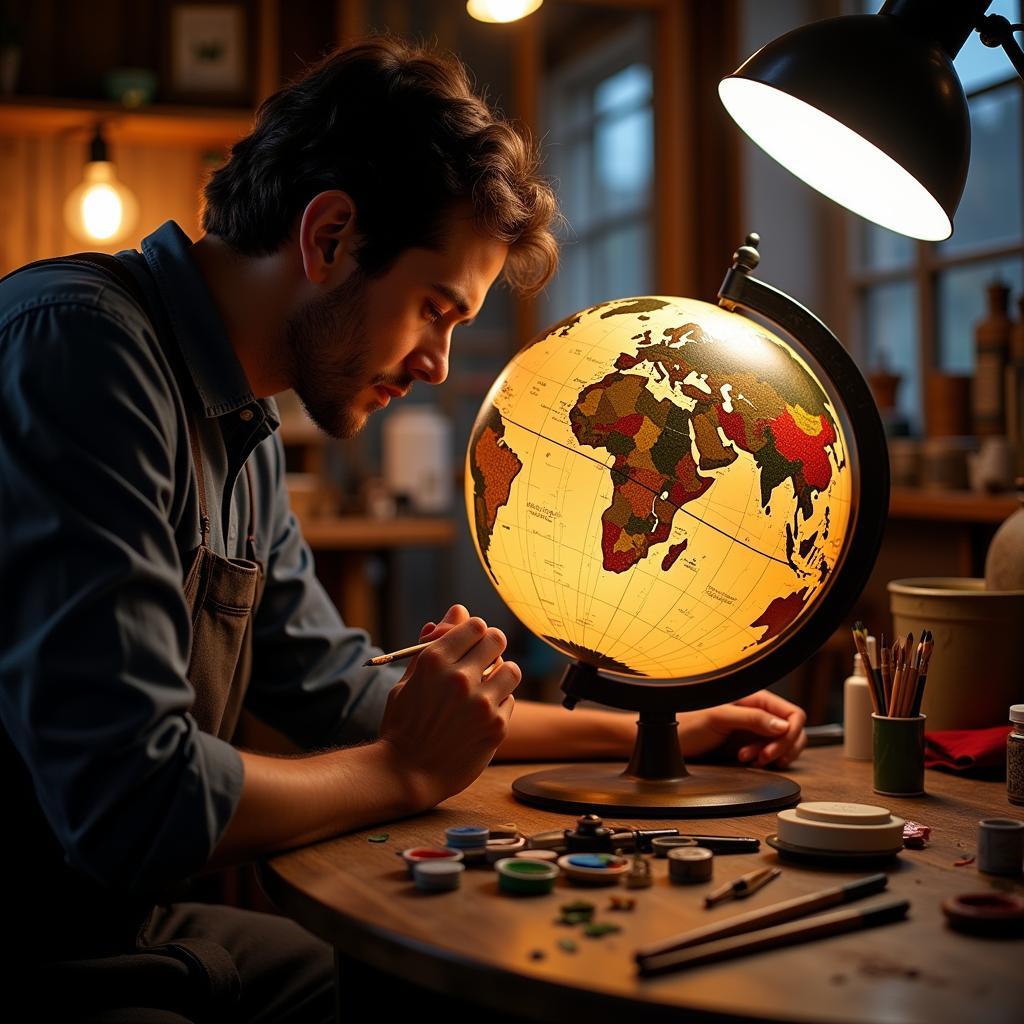 Handmade Globe: A Footballer's View