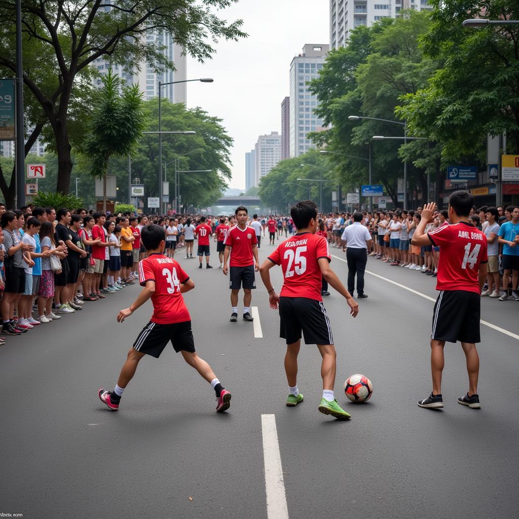 Vibrant Football Scene in Ho Chi Minh City