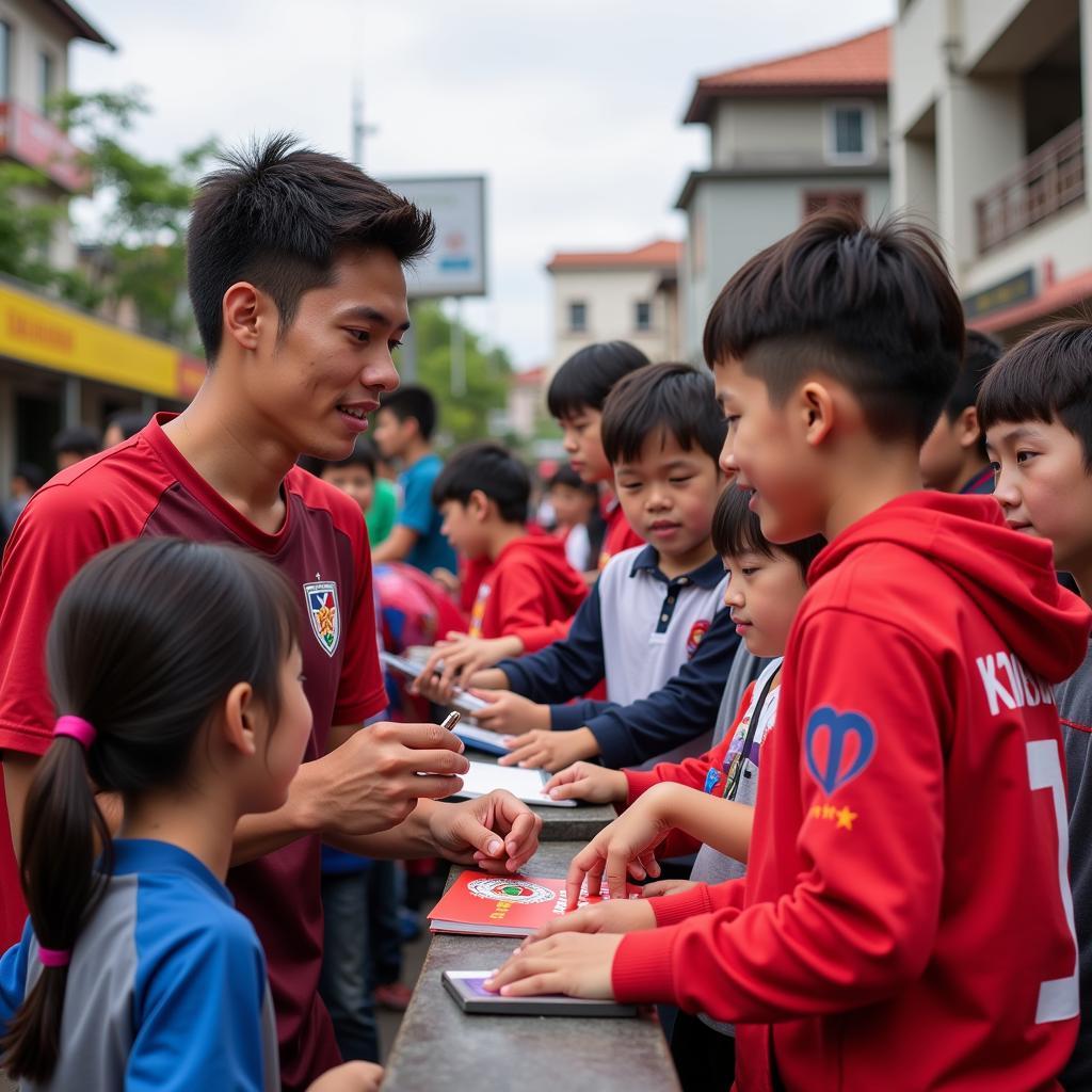 Hong Quang Player Community Engagement