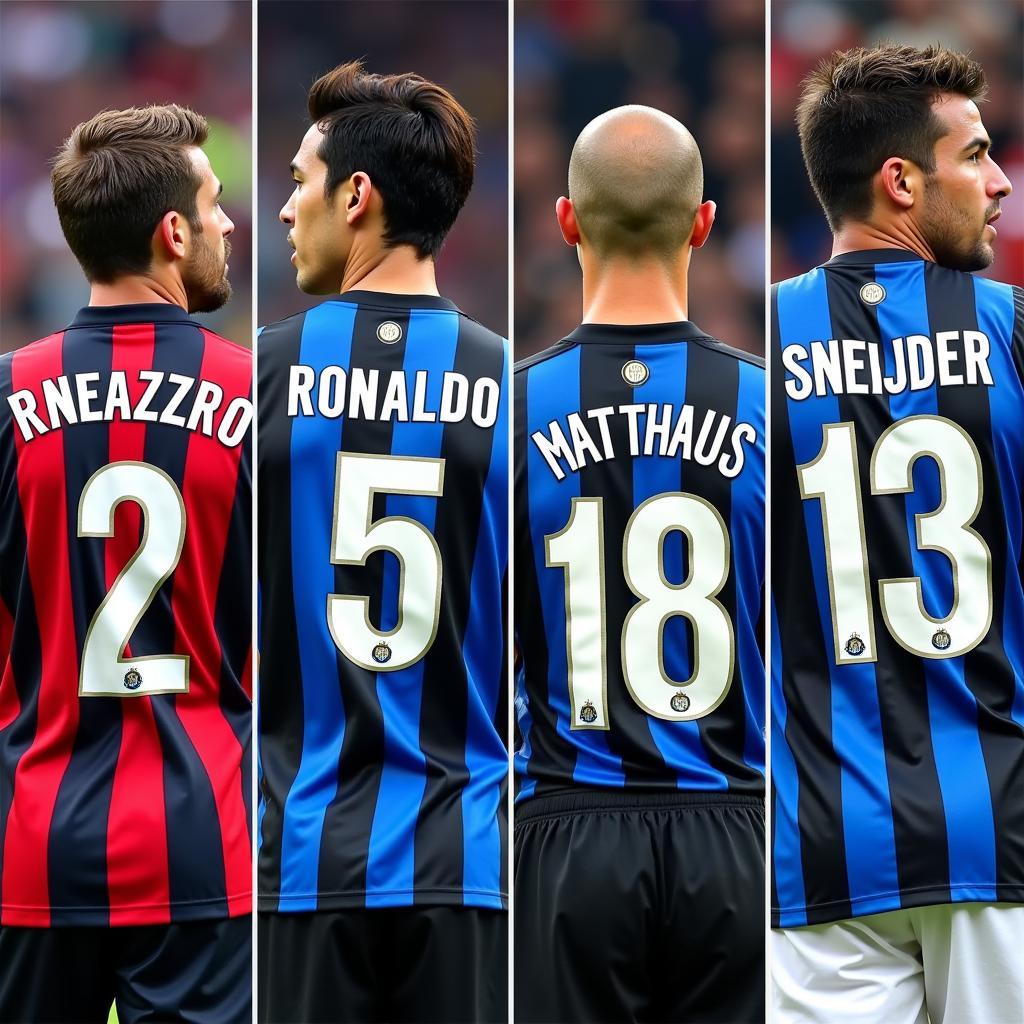 Inter Milan Legends and Their Iconic Kit Numbers